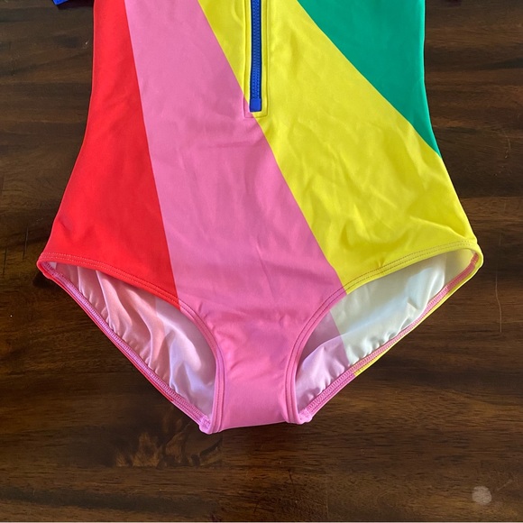 Mini Boden Multi Rainbow Swimsuits Girls - Picture 8 of 12